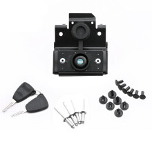 Locking Hood Catch Lock Buckle Kit for JK Anti-Theft Hood Catch Engine Cover Lock Match Key