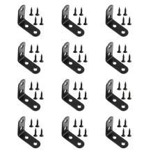 12 Pcs 90 Degree Corner Bracket Heavy-Duty Brace Sturdy Angle