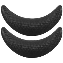 2Stk Shampoo Schüssel Nackenstütze Kissen Gummi Rutschfest Schwarz