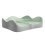 1Pcs Memory Foam  Cushion - 3D Ergonomic Support, Washable Polyester, Car/Office ,Green 1