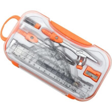 Wiskunde-geometrie-kompasset - 10 stuks per set Geometrische kompasset voor studenten Hoge precisie metalen schoolkompassen [u2577]