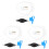 3Ensembles Pompe Transfert Manuelle Liquide Huile Essence Multicolore 4