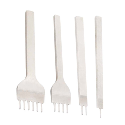 4pcs 3mm prong diamond hole punch tool set kit