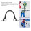 Ski Tip Connector Black Portable Speed Control 3