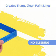Painters Tape - 6 Pack x 1 Inch x 55 Yards, Crepe Paper Masking Tape, Paint Tape for Wall Painting, Crafts