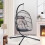 Hanging Egg Chair with Stand 1