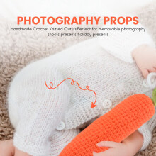 Newborn Baby Photography Props Infant Boy Girl Knit Rabbit Photo Outfits