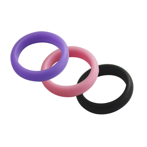 3Stück Frauen Silikon Ring Hoops Eheringe