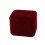 Classic Velvet Engagement Ring Box (Dark Red) 7