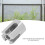 10PCS Cross Cable Clamp 316SS Silver 4