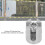 10PCS Cross Cable Clamp 316SS Silver 6
