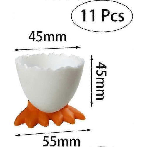 11 Pcs Cartoon Egg Holders for Soft & Hard Boiled Eggs - Fun Breakfast Egg Cups 1
