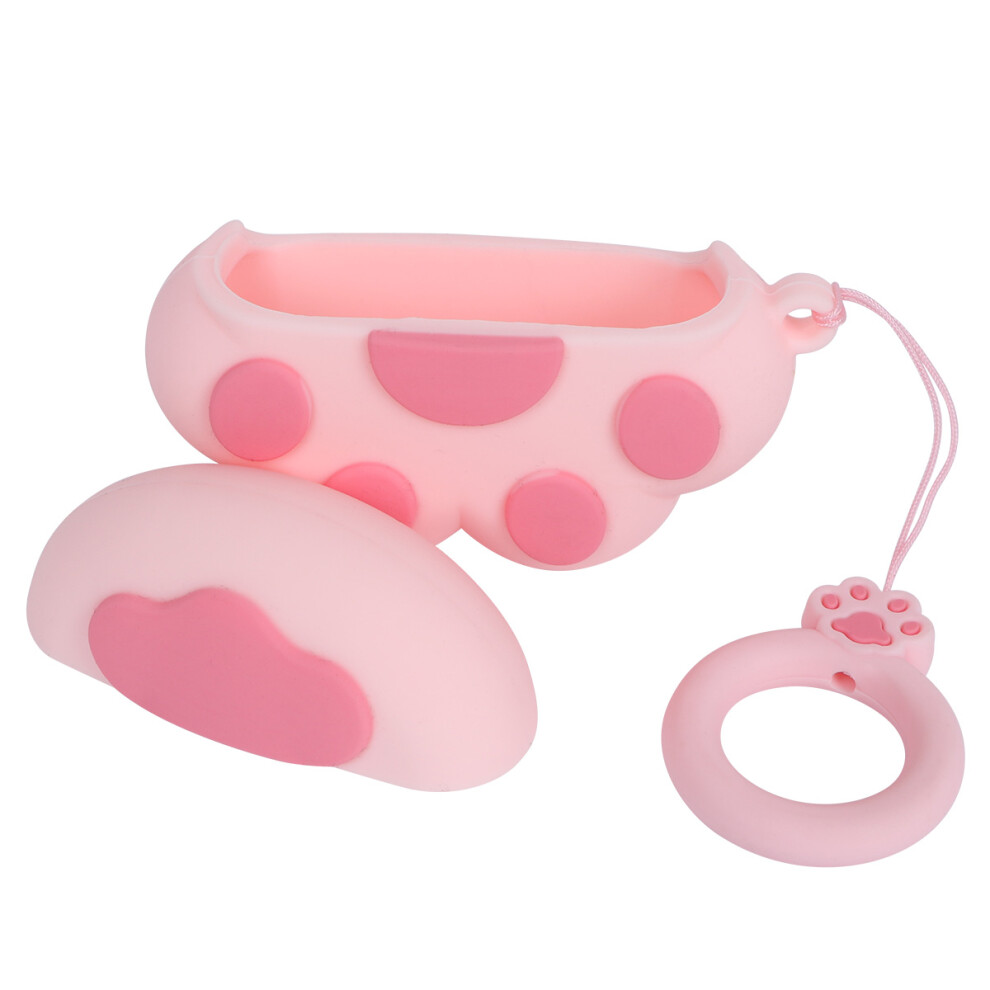 Silicone Cat Paw Case With Ring For Airpods Pro 3 Pink 3361299533851