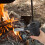 Handheld Black Fire Blower Fan Aluminum Bbq Grill Ignition Tool 6