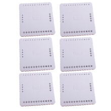 6 stück perlenkord armband selbstgestaltung quadratisch