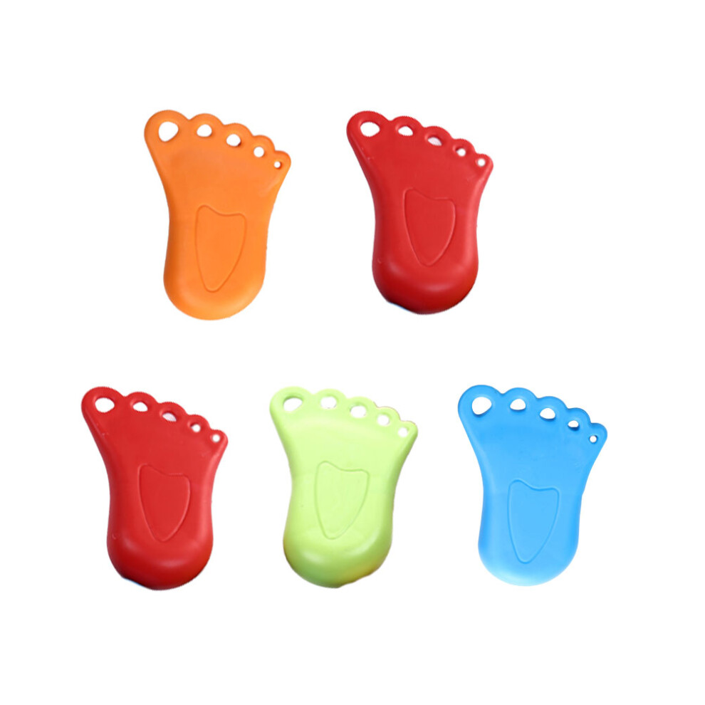 5Pcs Foot Sole Shaped Door Stoppers For Toddlers Children Artibetter