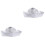 2Pcs Hair Cutting Cape Silver Nylon Comfortable Salon Barber Use 3