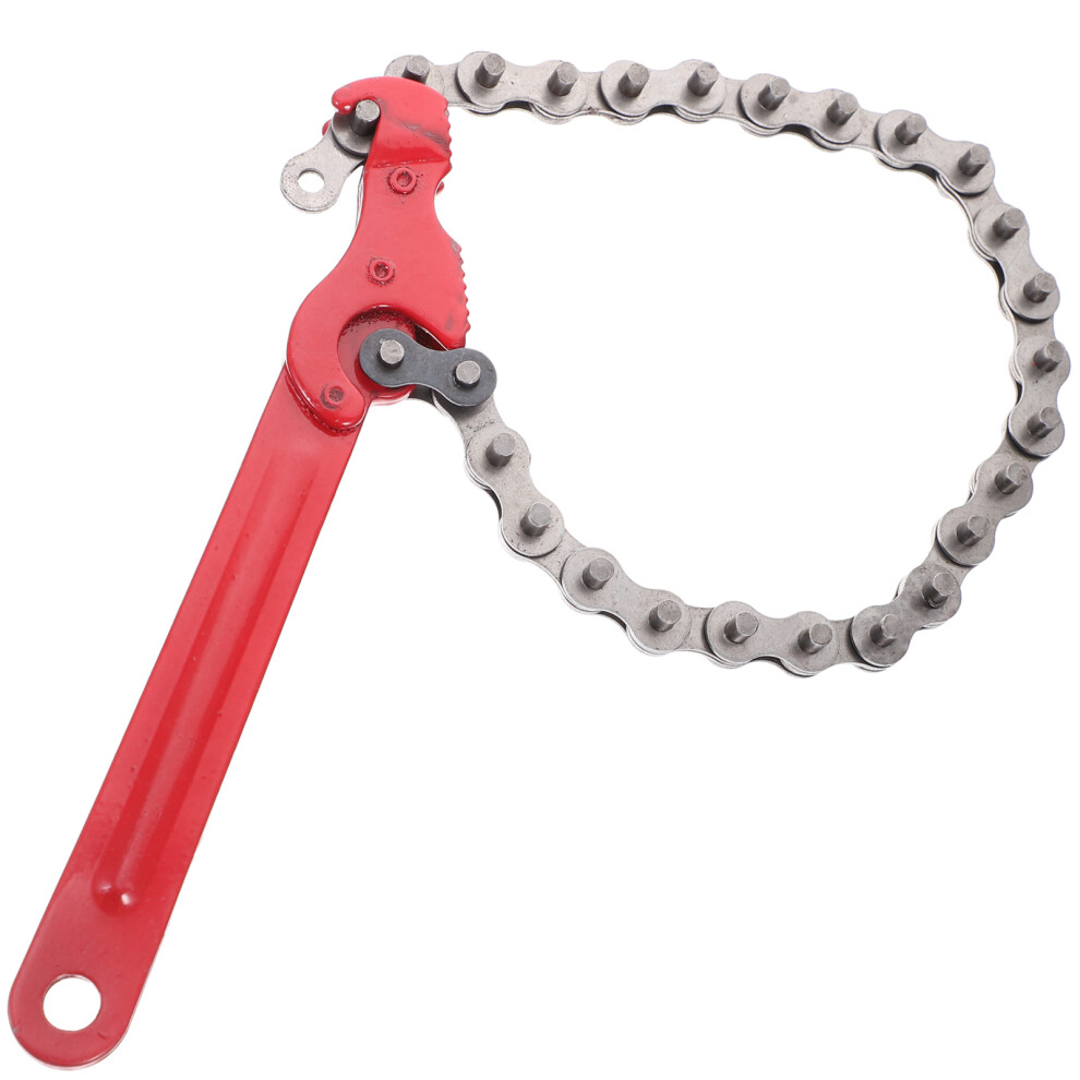 Carbon Steel Chain Wrench Adjustable Oil Filter Pliers Multi Color 3171399530557