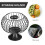 1Pc Black Iron Coffee Capsules Storage Stand with Large Fence Base 5