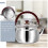 Whistling Tea Kettle Kitchen Pot Practical Sounding Silver 3