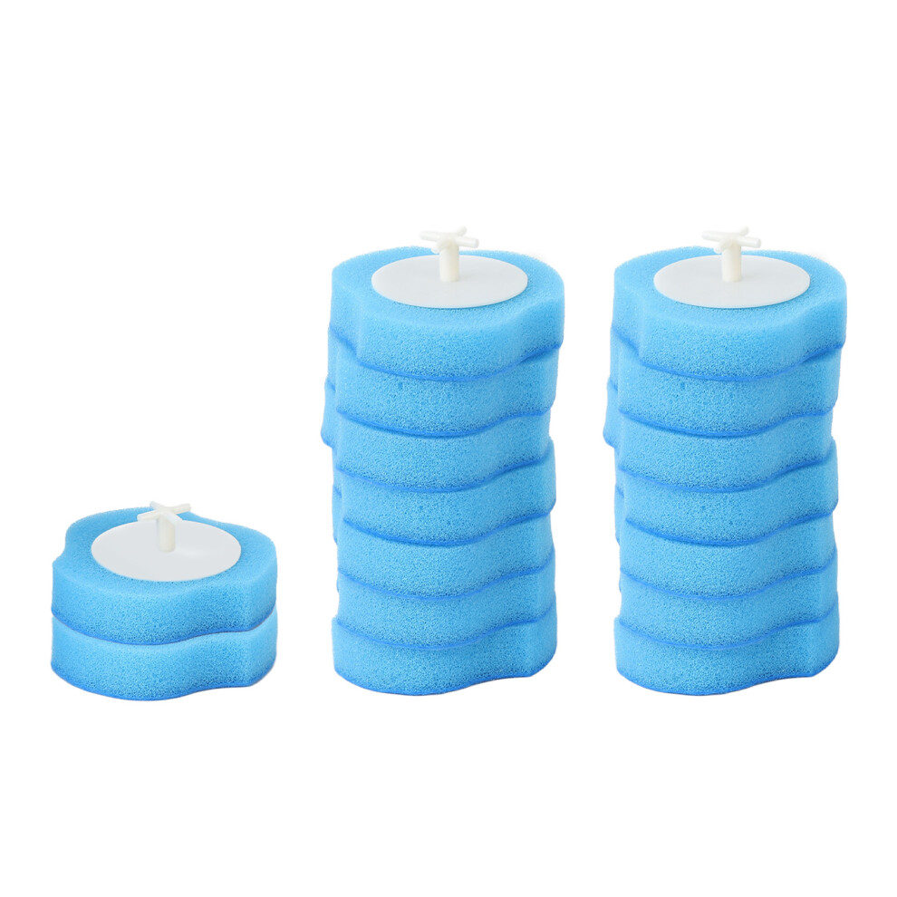 16 Pack Toilet Brush Refills Water Soluble