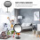 Rotating Desktop Black Makeup Mirror Metal Vanity Mirror for Home 9