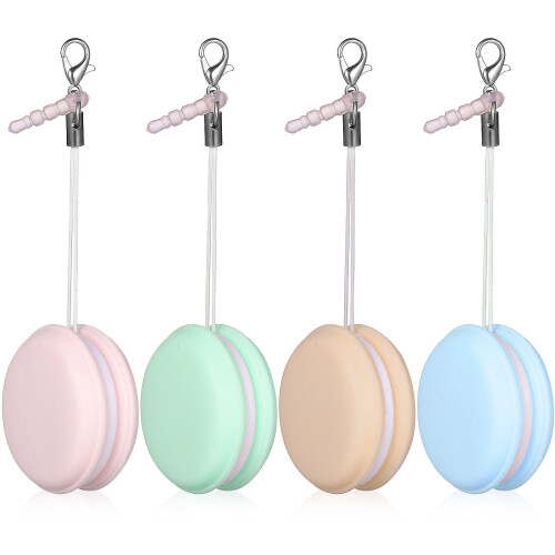 10pcs transparent type-c port plugs charging accessories 2