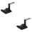 2 Count Hanger For Earphone Adhesive Headphone Hook Sticky Stand 6