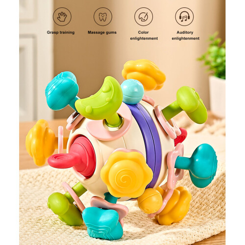 Montessori Teether Toys 181g Plastic Newborn 2