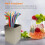 Stainless Steel Color Straw Holder, Organizer 8