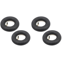 Paquete de 4 Tubos Internos de 2.80 / 2.50-4 Pulgadas con Vástago de Válvula Doblada TR87 para Scooters, Cortadoras de Césped, Carretillas,