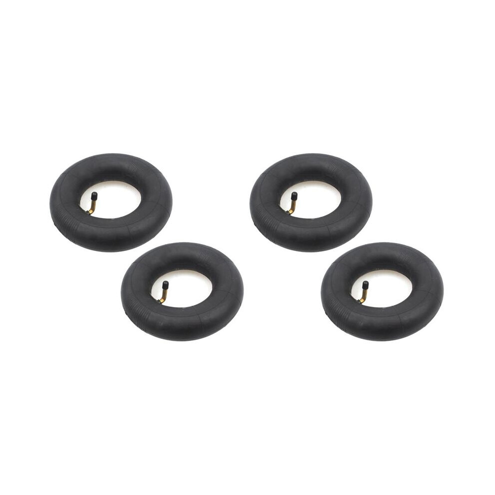 4 Pack 2.80/2.50-4 Inch Inner Tube With Tr87 Bent Valve Stem For Scooters, Lawn Mowers, Wheelbarrows, Hand Trucks 6033247013780