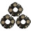 3pcs 3 Array IR LED Spot Light Infrared 3X IR LED Board for CCTV Cameras Night Vision (53mm Diameter) 1