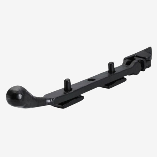 Black Antique 10'' Bulb Tip Casement Stay Arm 1
