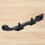 Black Antique 10'' Bulb Tip Casement Stay Arm 3