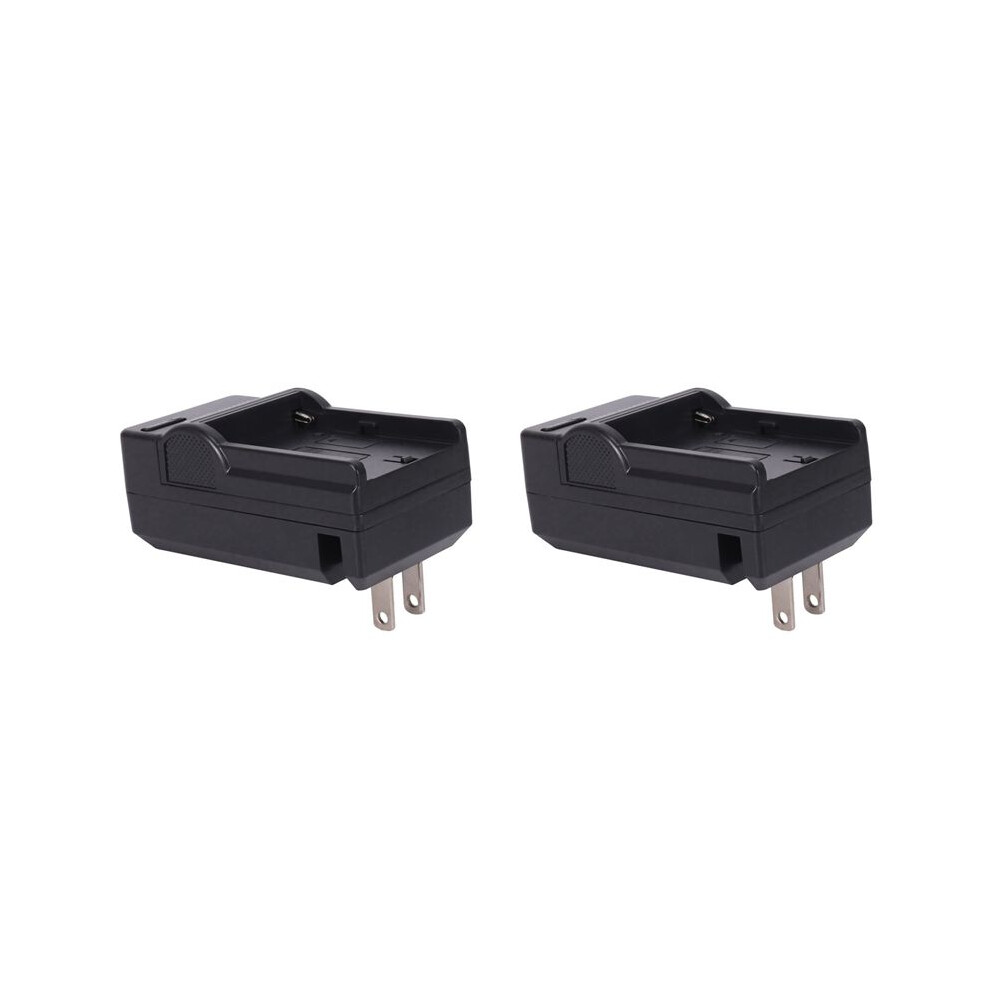 2X Np-F550 Battery Charger For Np-Fm50, Fm70, Fm90, Fm30, Fm500h, Fm51(Usplug) Red/Green 4711612187688