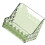 Plastic Wall-Mounted Makeup Organizer 118x77x90mm Bright Clear 12