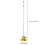 Decorative Car Flagpole Removable Chinese Flag Rod Vehicle Accessory 3