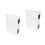 2Pcs Transparent File Box Plastic Storage Container for Documents 4