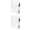 2Pcs Transparent File Box Plastic Storage Container for Documents 5