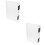 2Pcs Transparent File Box Plastic Storage Container for Documents 6