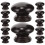 12Pcs Wood Door Pull Handles Minimalist Black Drawer Knobs for Home 7