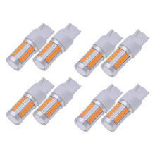 7440, T20 LED Bulbs Amber Yellow 900 Lumens Super Bright Turn Signals Light Brake Stop Parking Light(Pack of 8)