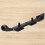 Black Antique 12'' Bulb Tip Casement Stay Arm 3