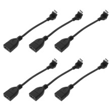 6X Male to Female 90 Degree Converter Connector Adapter Cable 1080P
