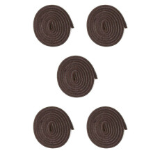 5X Rollo de Cinta de Fieltro de Alta Resistencia Autoadhesivo para Superficies Duras (1/2 Pulgada x 60 Pulgadas), Marrón