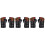 3Pcs Children Pu Boxing Gloves And Mitts Flame Pattern 4
