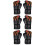 3Pcs Children Pu Boxing Gloves And Mitts Flame Pattern 8
