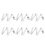 6X Canvas Cotton White Belt Belts Textile Ribbon Belt 1