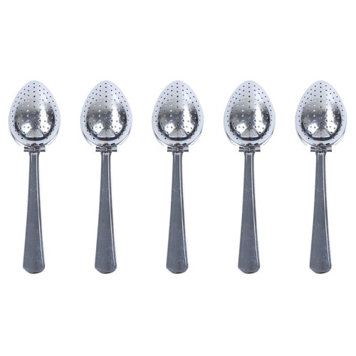 5X Stainless Steel Tea Infuser Strainer Spoon Loose Leaf Filter Herbs Spice NEW!